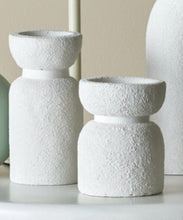 Load image into Gallery viewer, Emporium Small White Sand Candle Holder