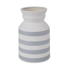 Load image into Gallery viewer, Emporium Wide Stripe Vase Blue