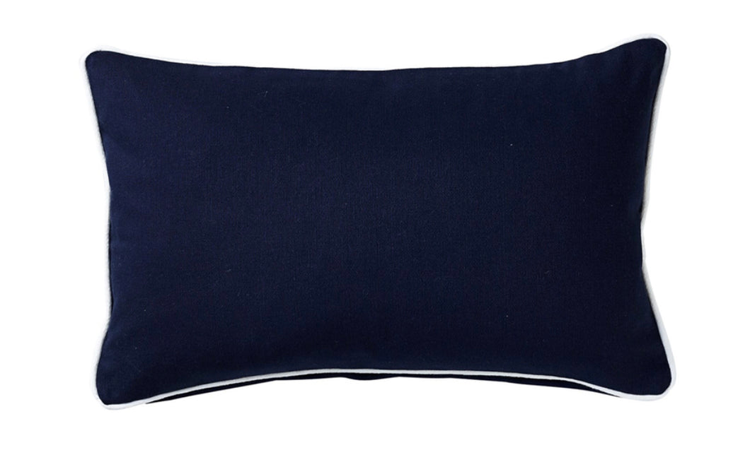 Basic Navy Cushion 30cm x 50cm