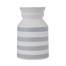 Load image into Gallery viewer, Emporium Wide Stripe Vase Blue
