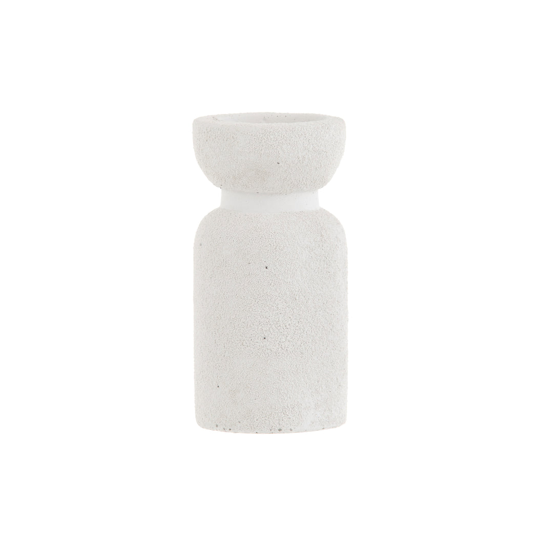 Emporium Medium White Sand Candle Holder