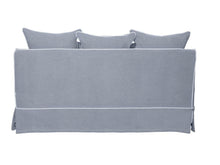 Load image into Gallery viewer, Noosa 2 Seat Sofa in Grey with White Piping
