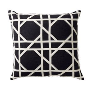 Linen Milano Tile Cushion 50cm x 50cm